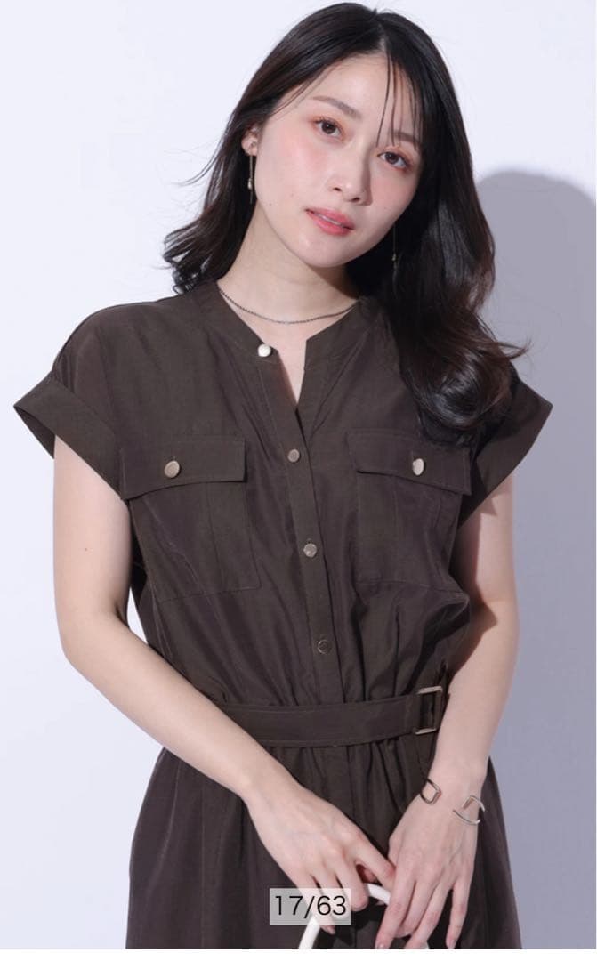 美品❣️アプワイザリッシェ　金釦ワークワンピース