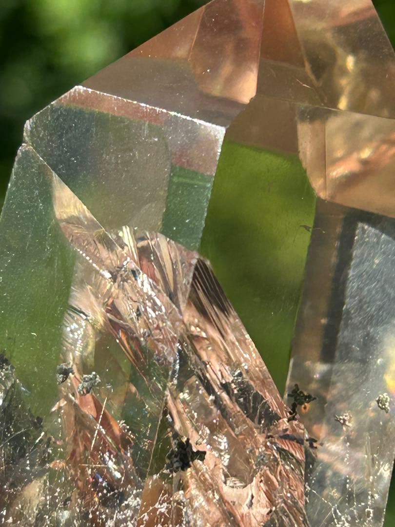 高品質ガーデンシトリンポリッシュアイリスクォーツ水晶天然‼️大特価SALE