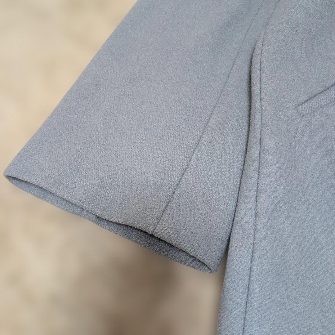 グリーンレーベルリラクシング カシミヤ メルトン ノーカラーコート 44 3L