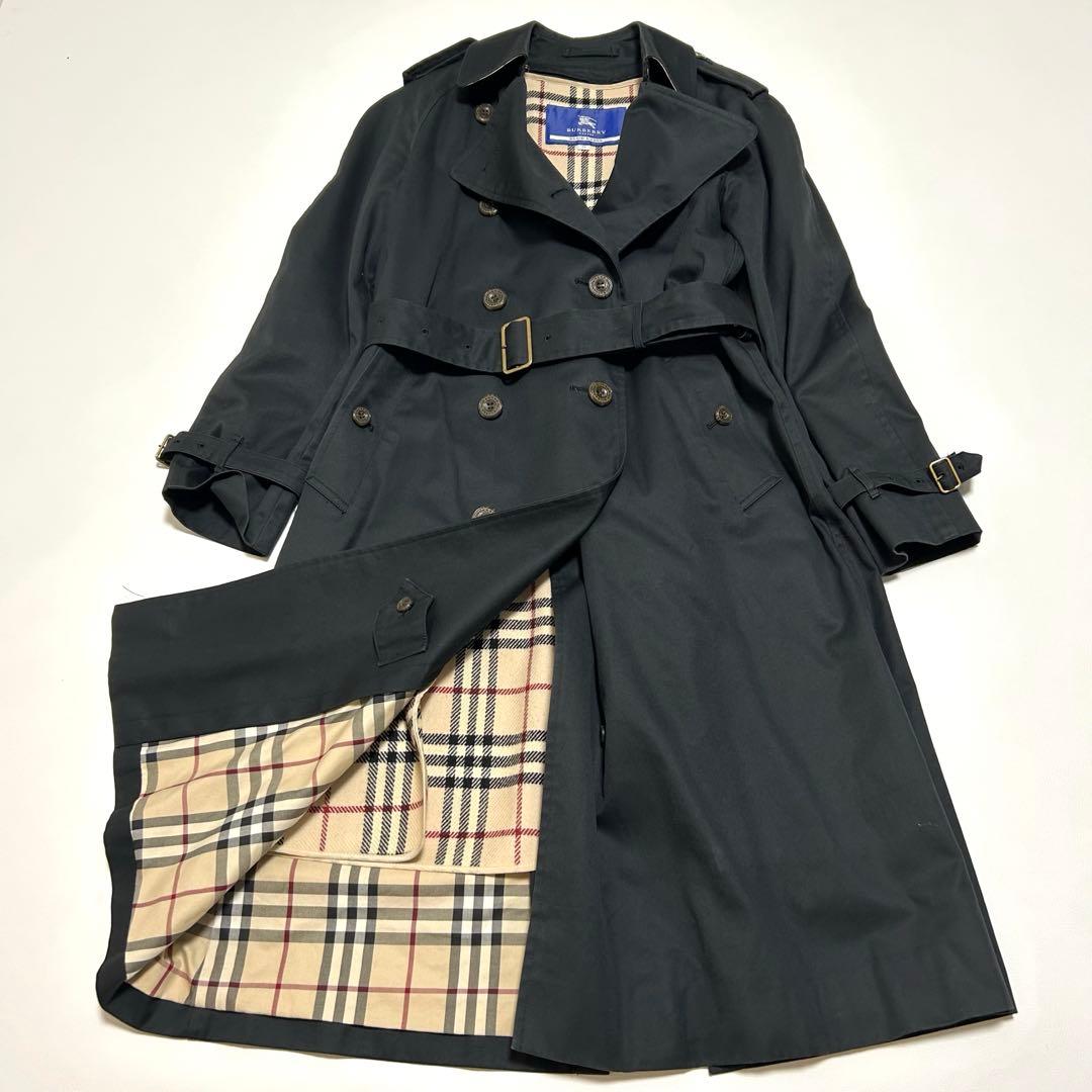 ✨美品 バーバリーブルーレーベル トレンチコート ライナー ベルト ノバチェック