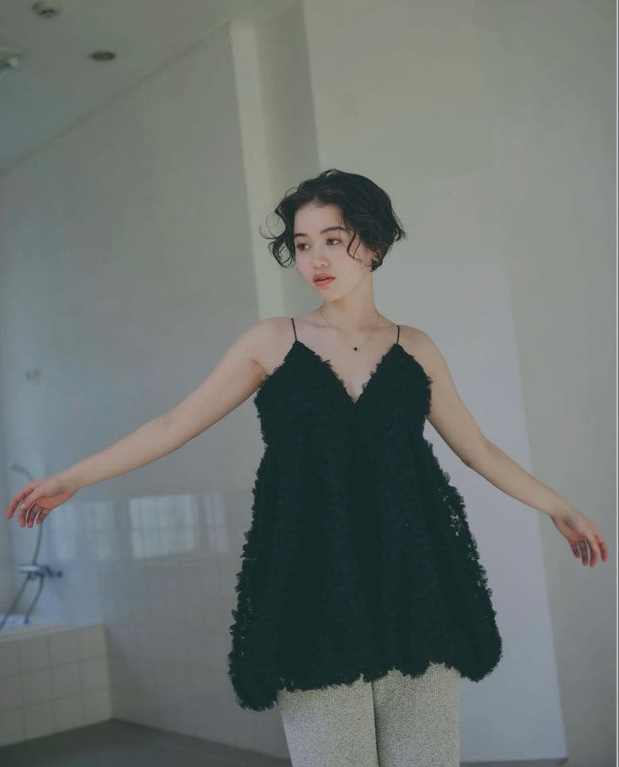 notre emor tulle mini dress ノートルエモア