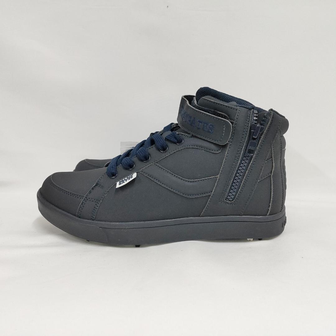 ○★新品 未使用 パーリーゲイツ ミドルカット ゴルフシューズ ネイビー24.5