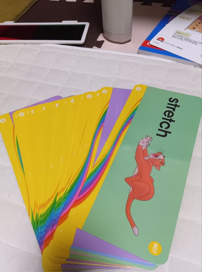 知育玩具 Disney World of English Talkalong Cards