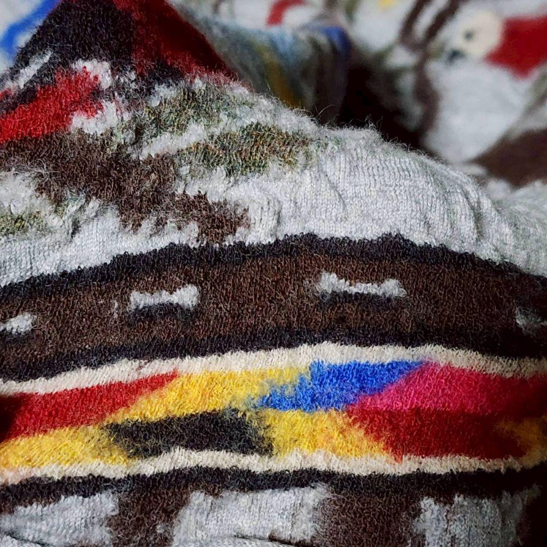 キャピタル KAPITAL 縮絨ウールマフラー ロング BIRD TREE