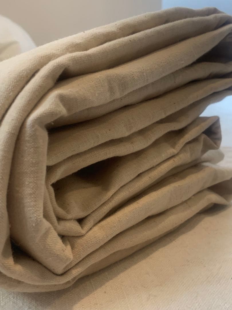 希少 フランスアンティーク 未漂白リネン 大判 一枚布3.2x2.2m