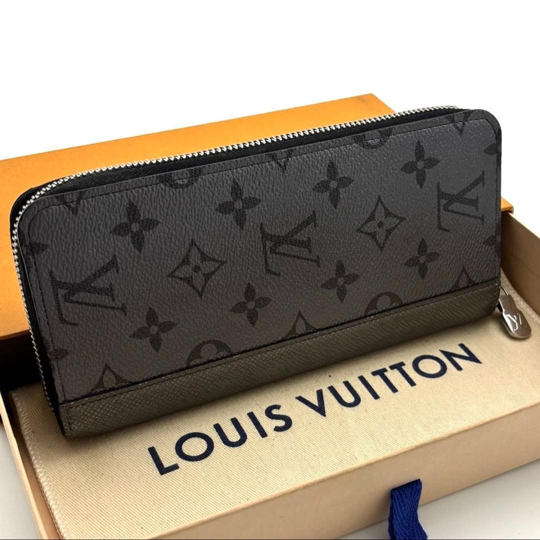 【現行 最高級美品】ルイヴィトン タイガマラ ジッピーヴェルティカル 長財布