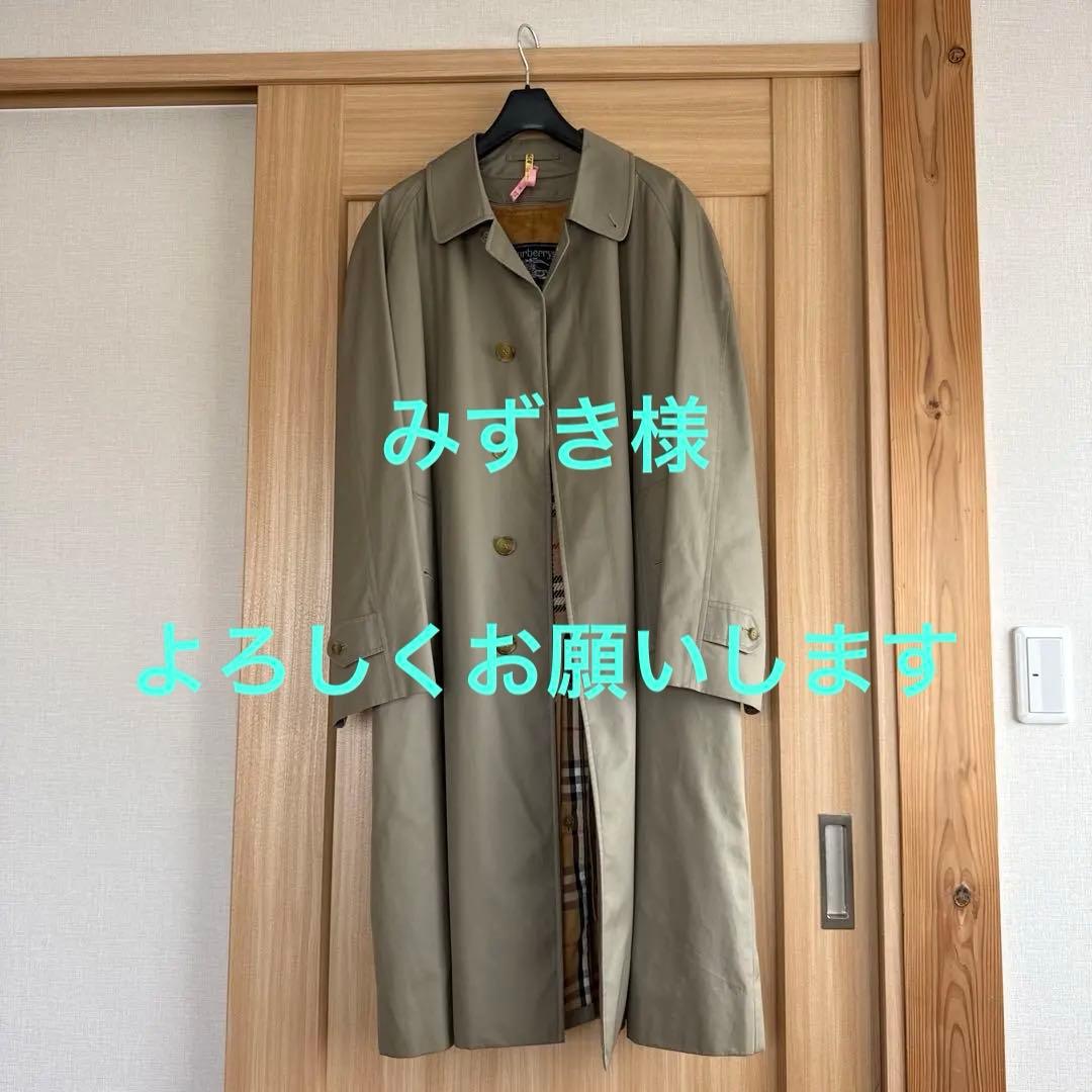 Burberry's ステンカラーコート オリーブグリーン　年代物