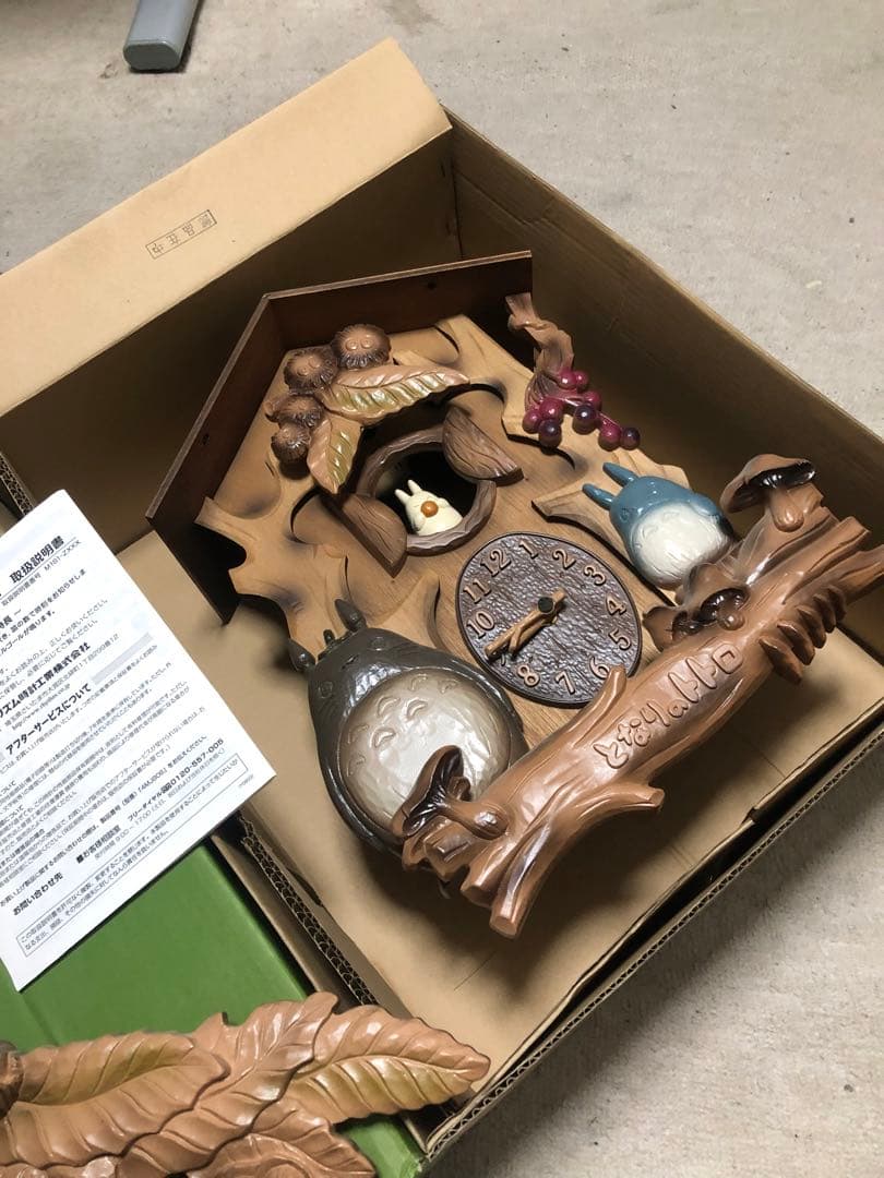 送料無料　となりのトトロ　壁掛け時計　からくり時計　振り子時計　オルゴール