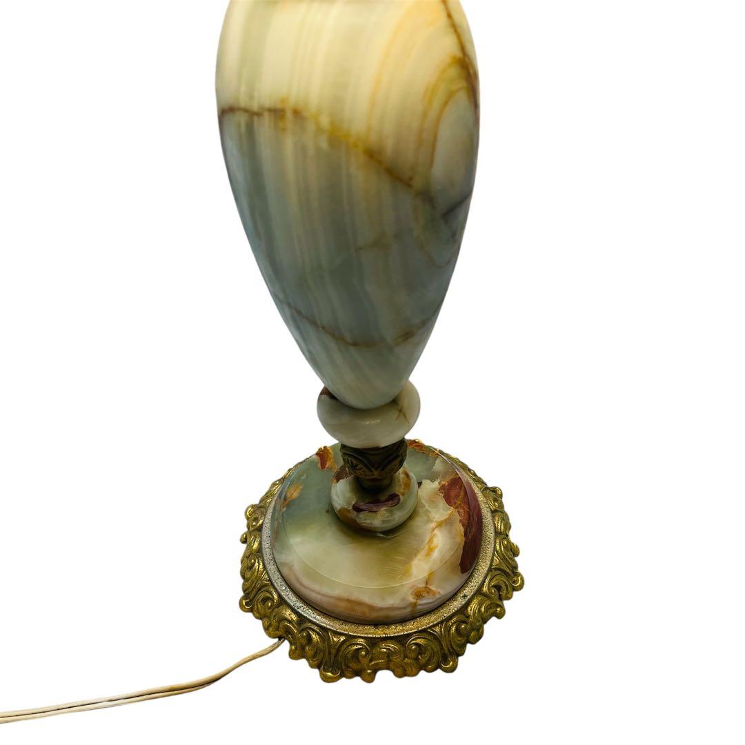 アンティークランプ　大理石真鍮 イタリア製　真鍮ランプ大理石