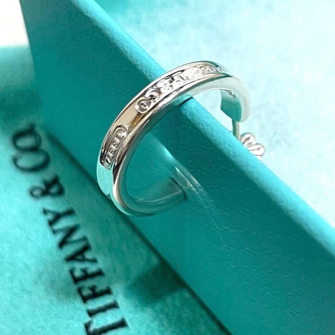 【極美品】ティファニー　ナローフープピアス1837片耳　メンズ/レディース