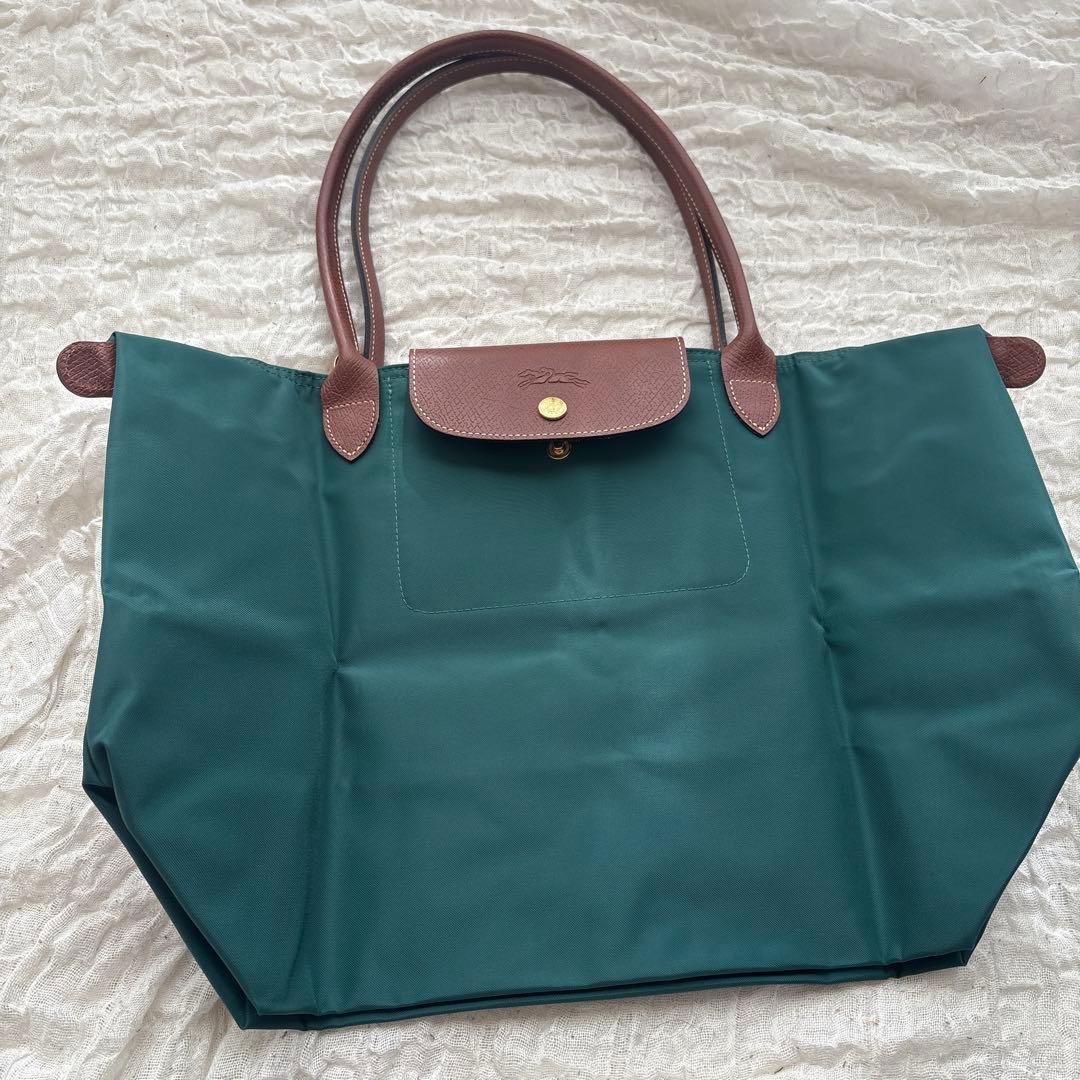 新品未使用　LONGCHAMPプリアージュ L肩掛け グリーン