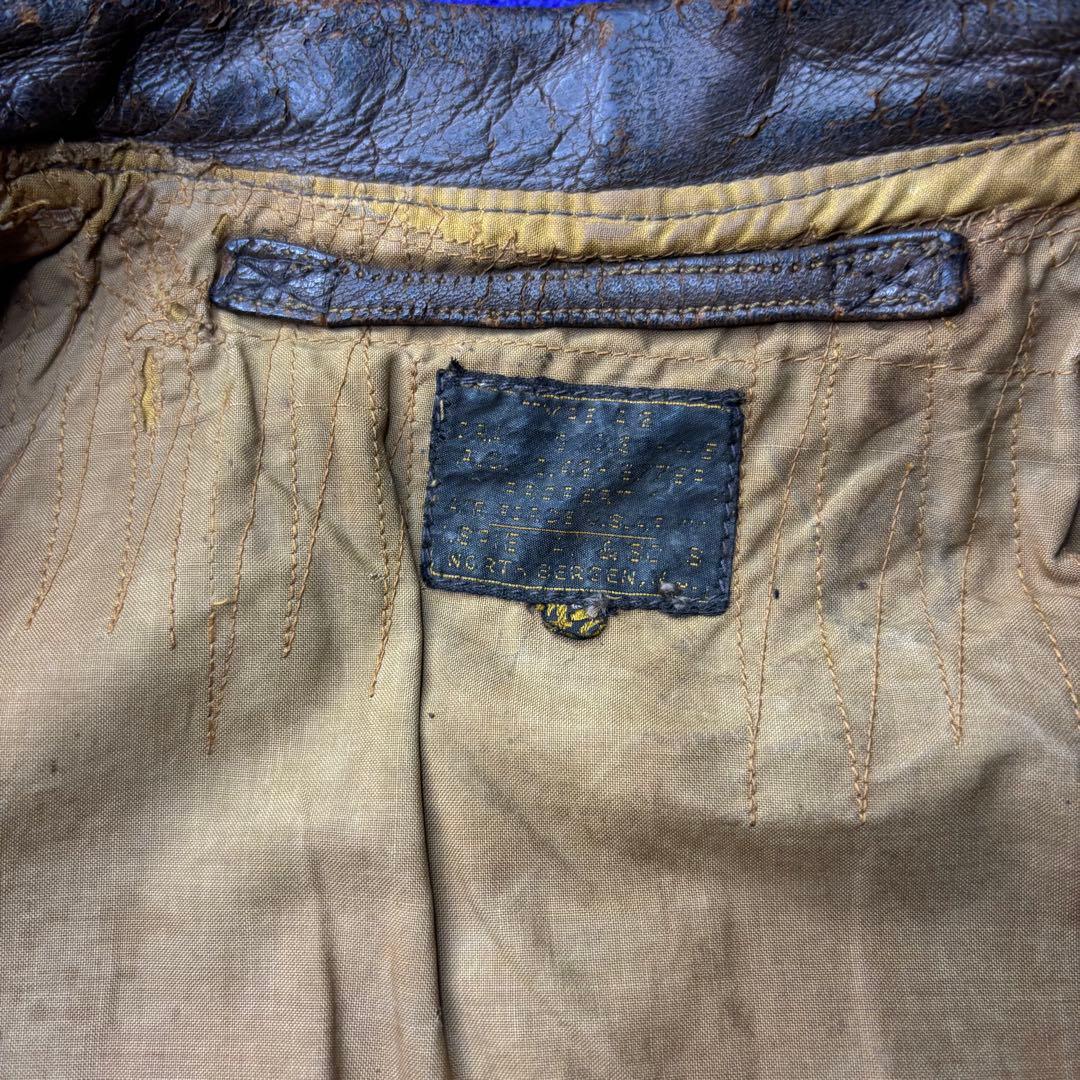 ジャケット・アウター 40s USARMY A-2 flight jacket hand paint