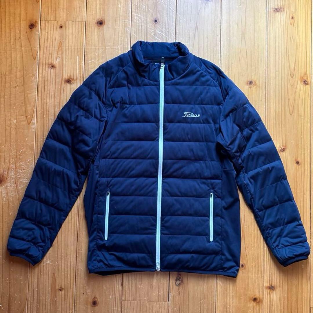 【人気】タイトリスト メンズ ストレッチフルジップ中綿ジャケット LL ネイビー