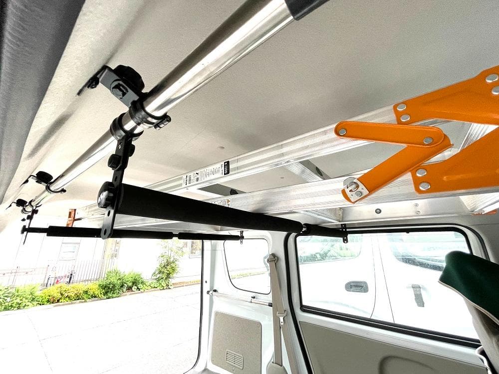 [中古品]DA17W・DA17V サイドバー&凸スライドバー2本 マットブラック