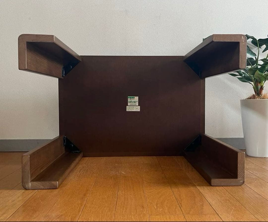 Oliver オリバー　ローテーブル　オーク　8.2万　モダン　美品