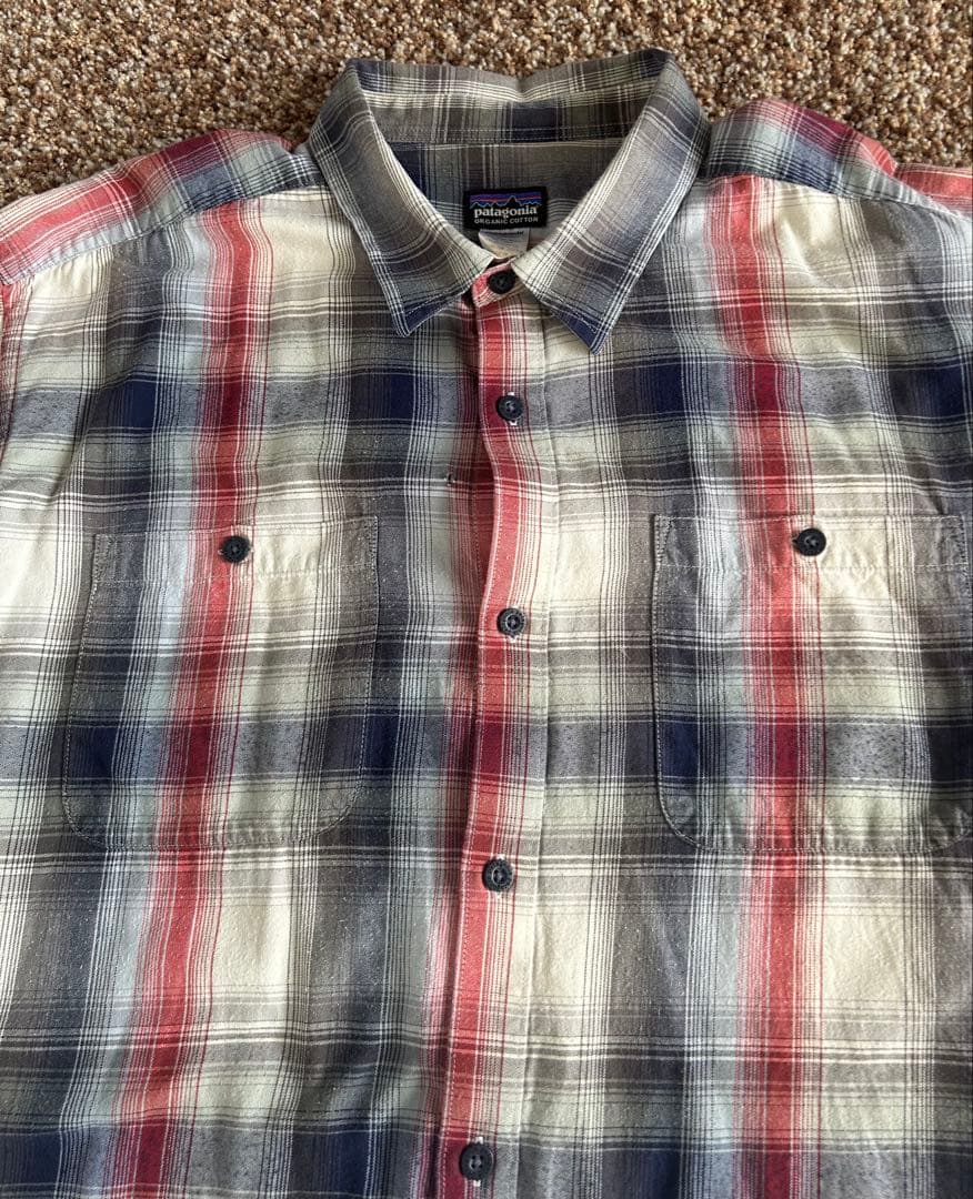 【希少】Patagonia オンブレチェック柄シャツ　XLサイズ