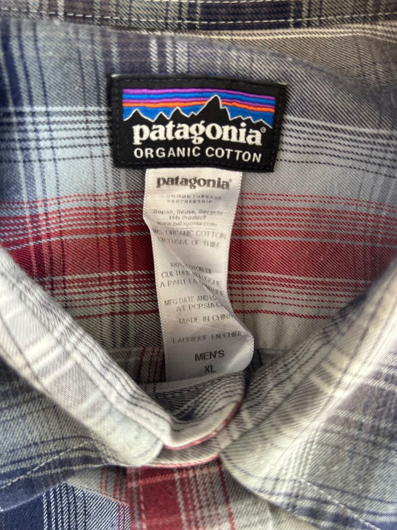 【希少】Patagonia オンブレチェック柄シャツ　XLサイズ