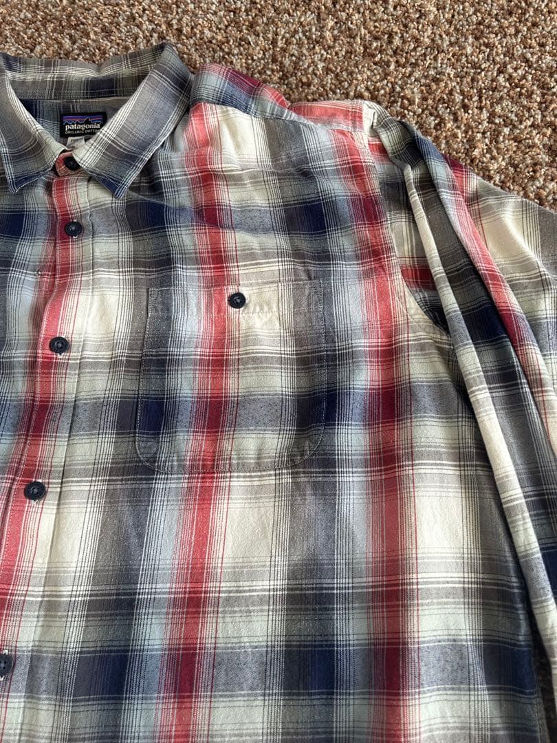 【希少】Patagonia オンブレチェック柄シャツ　XLサイズ