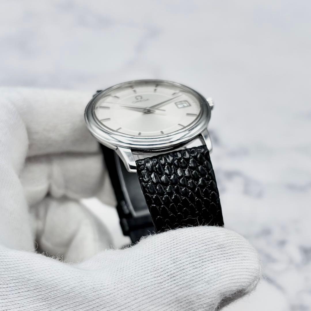 【美麗／OH済】オメガ デ・ヴィル プレステージ デイト 4810.31.01