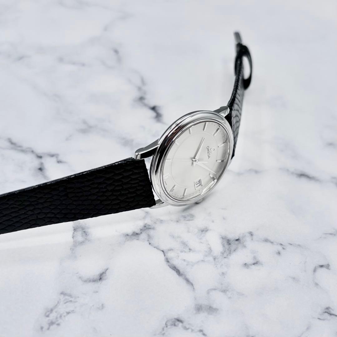 【美麗／OH済】オメガ デ・ヴィル プレステージ デイト 4810.31.01