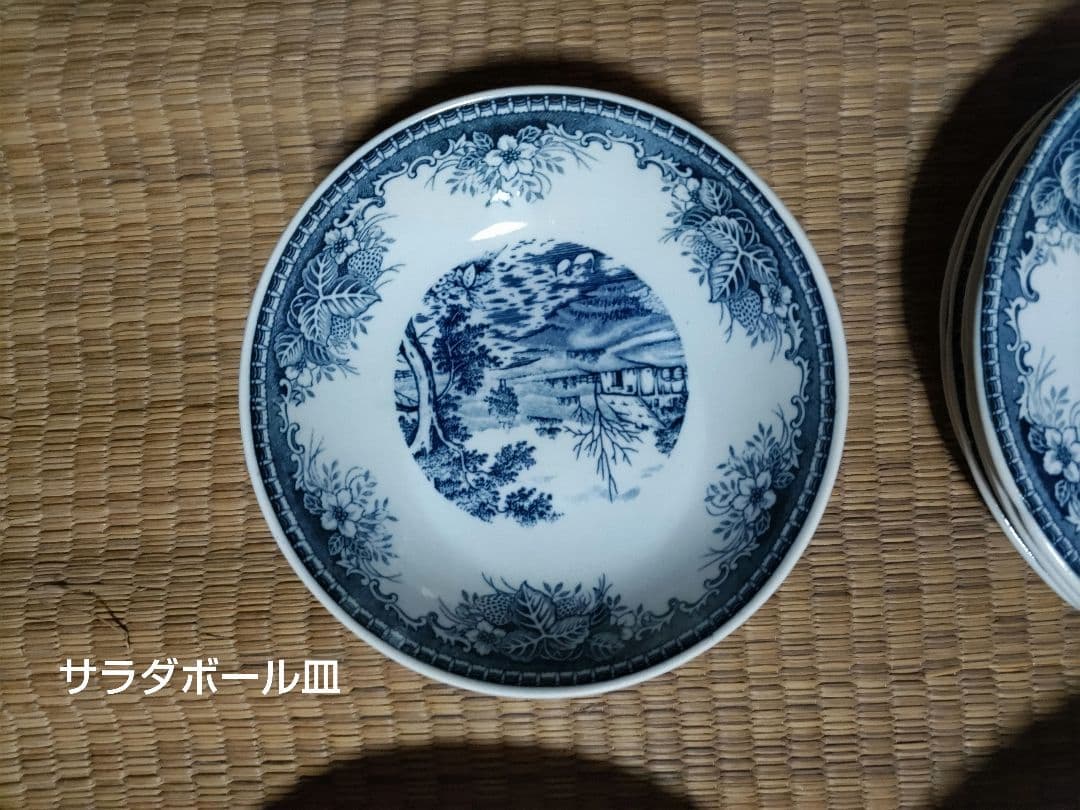 骨董　昭和レトロ　洋風絵皿　お皿各種　２８枚セット品