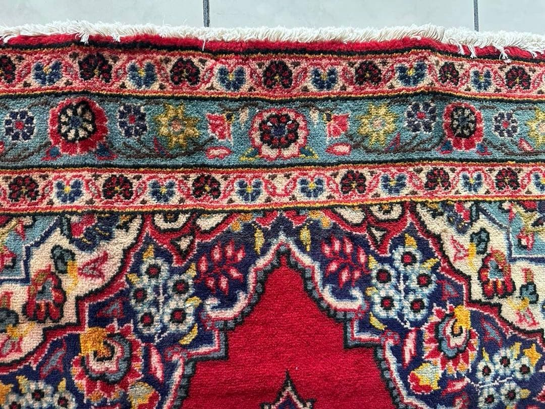 152×99 ヴィンテージラグ　手織ラグ