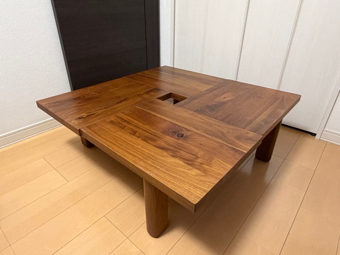 飛騨産業 森のことば 正方形テーブル ウォールナット
