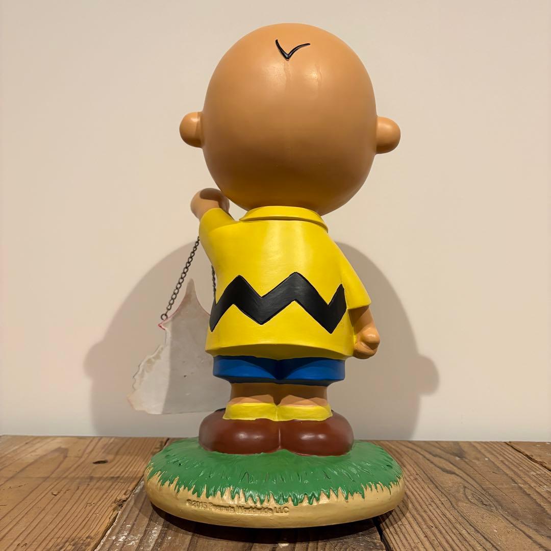 PEANUTS チャーリー・ブラウン 置物 ガーデンオブジェ