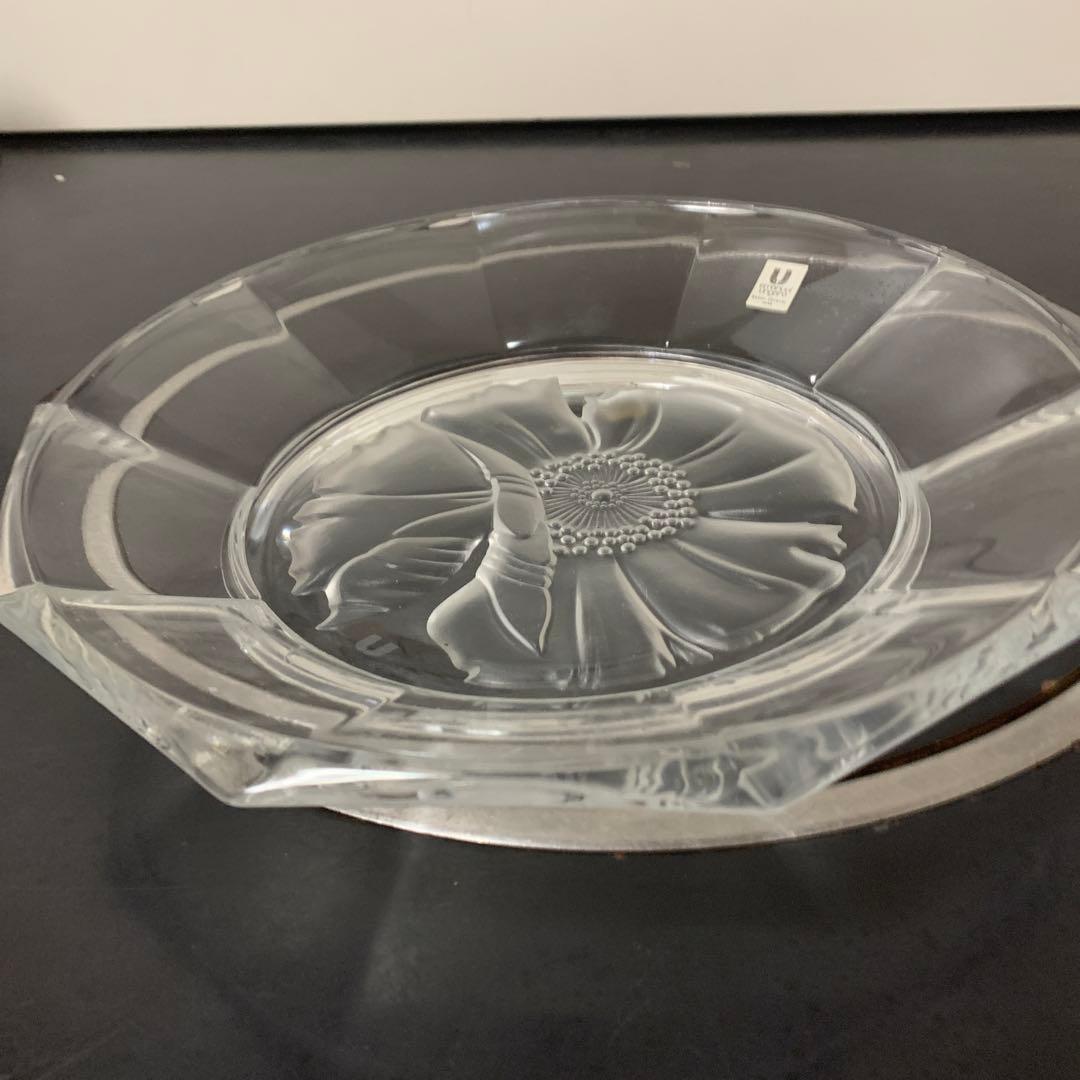 【中古】Emanuel Ungaro クリスタル八角形皿18-421