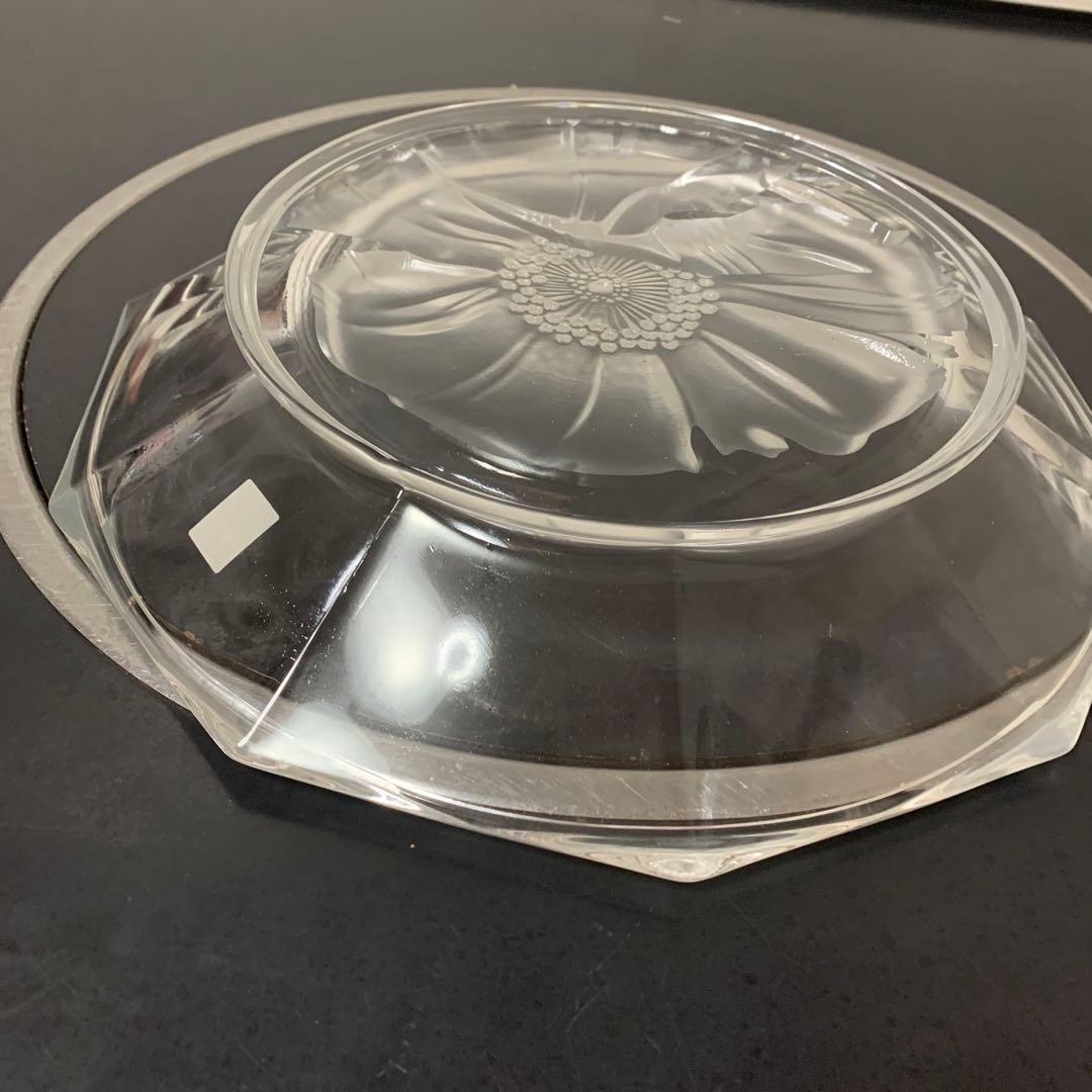 【中古】Emanuel Ungaro クリスタル八角形皿18-421