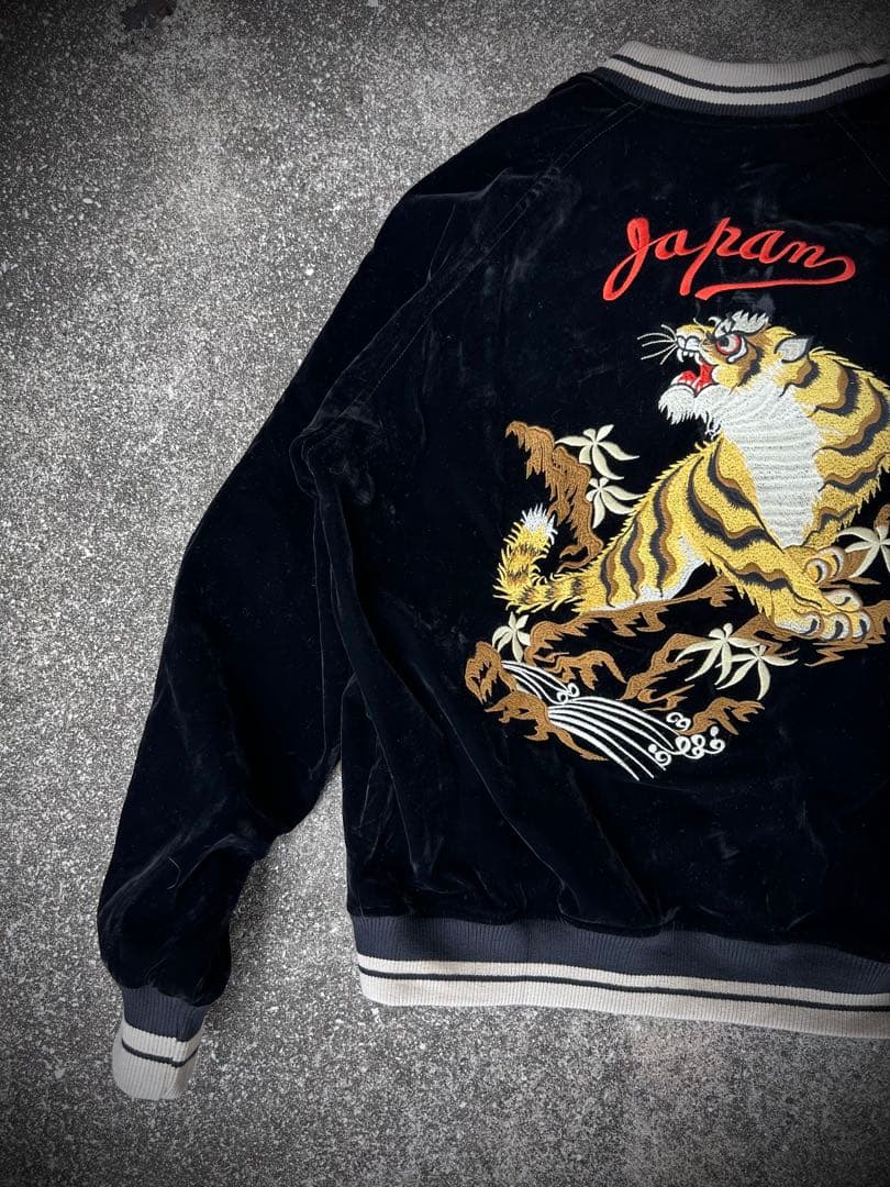 5日22時まで限定価格！ 希少Mサイズ　50年代別珍A.B面ビンテージスカジャン