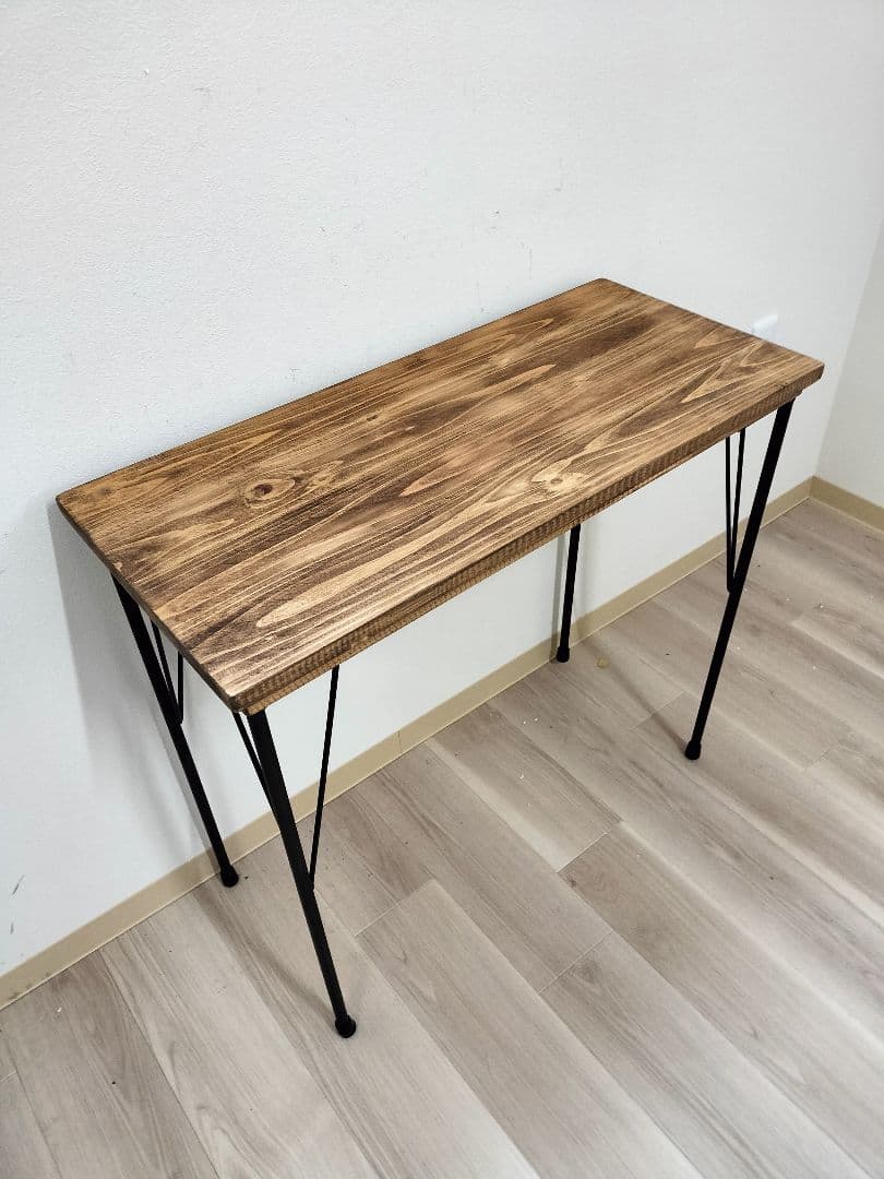 アンティーク風　パソコンデスク　ダイニングテーブル　カウンターテーブル