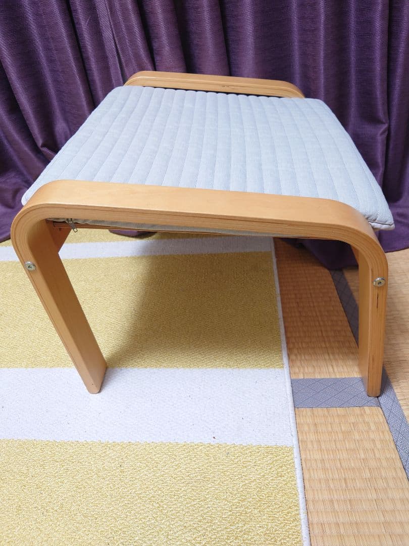 イケア IKEA ポエング ロッキングチェア オットマンセット