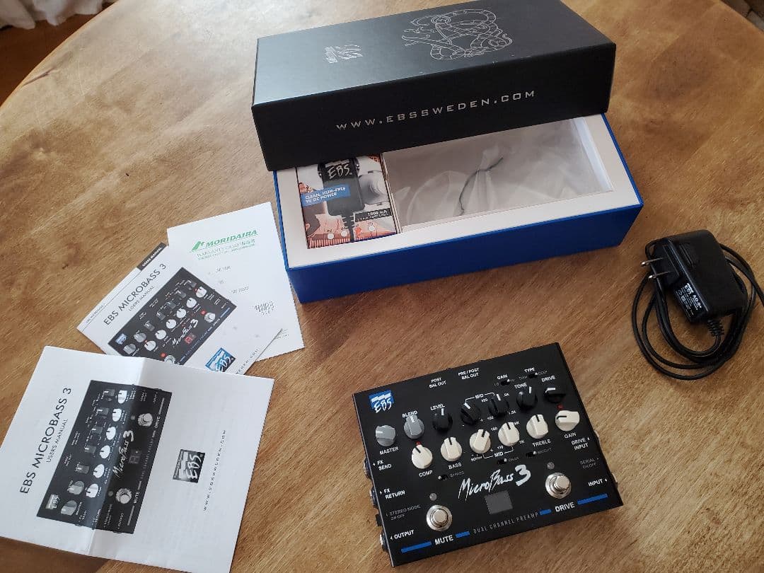 EBS MicroBass 3 ベース用プリアンプ