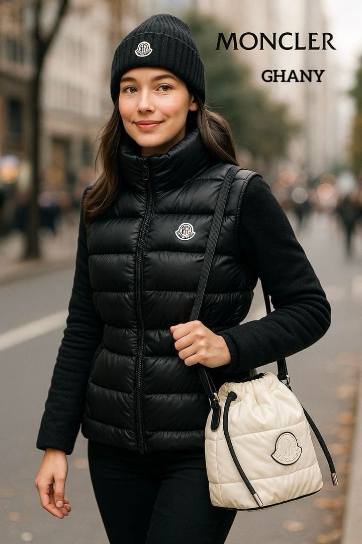 MONCLER GHANY 0 超美品 正規品 タグ付 細見えダウンベスト