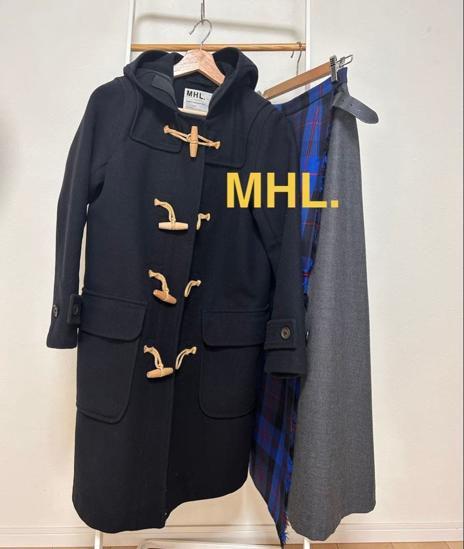 即発送⭐︎クリーニング済MHL. マーガレットハウエル　ダッフル紺