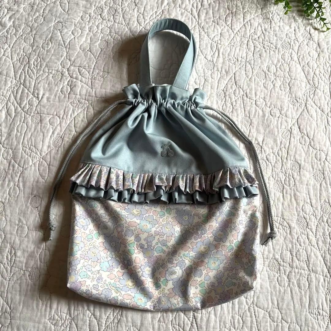 レッスンバッグ　体操服入れ　上靴袋　3点　ベッツィ ラベンダー　入園入学準備