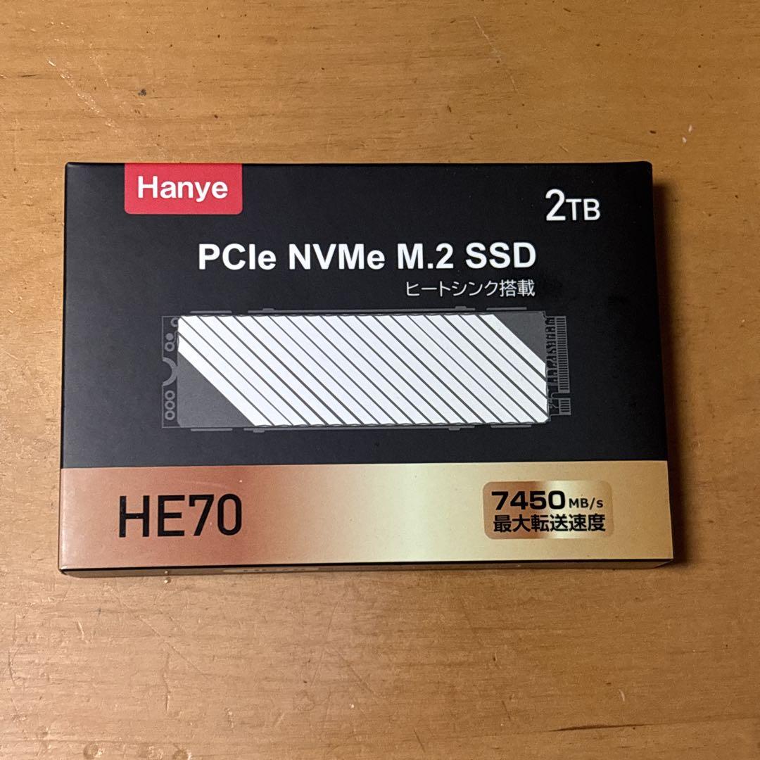 新品 未開封 Hanye HE70 2TB PCIe NVMe M.2 SSD
