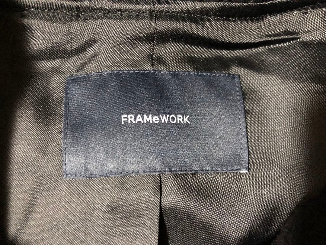 フレームワーク　メルトンダッフルポンチョコート38