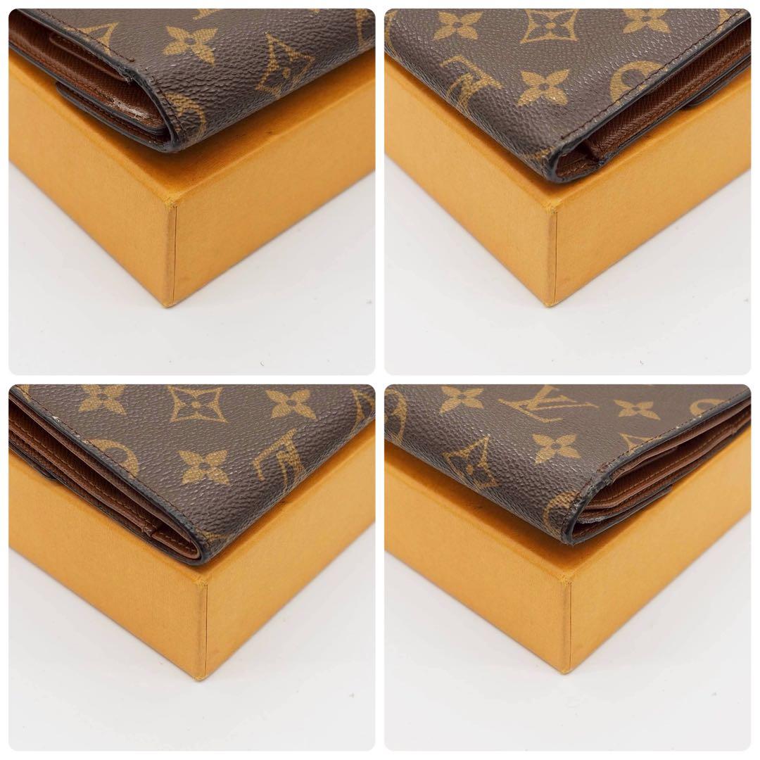 ルイヴィトン ポルトトレゾールエテュイパピエ モノグラム 三つ折り財布