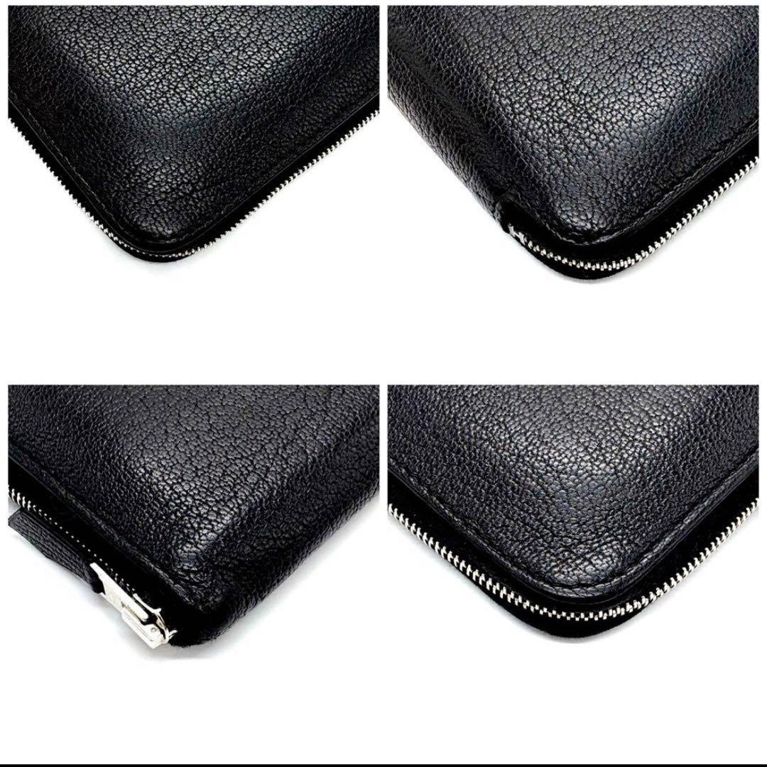 HIRO HERMES エルメス アザップロング 黒 オールレザー ブラッ