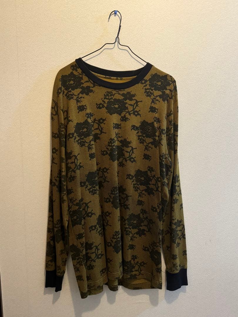 Supreme シュプリーム 17ss 花柄 長袖 ロングTシャツ カットソー