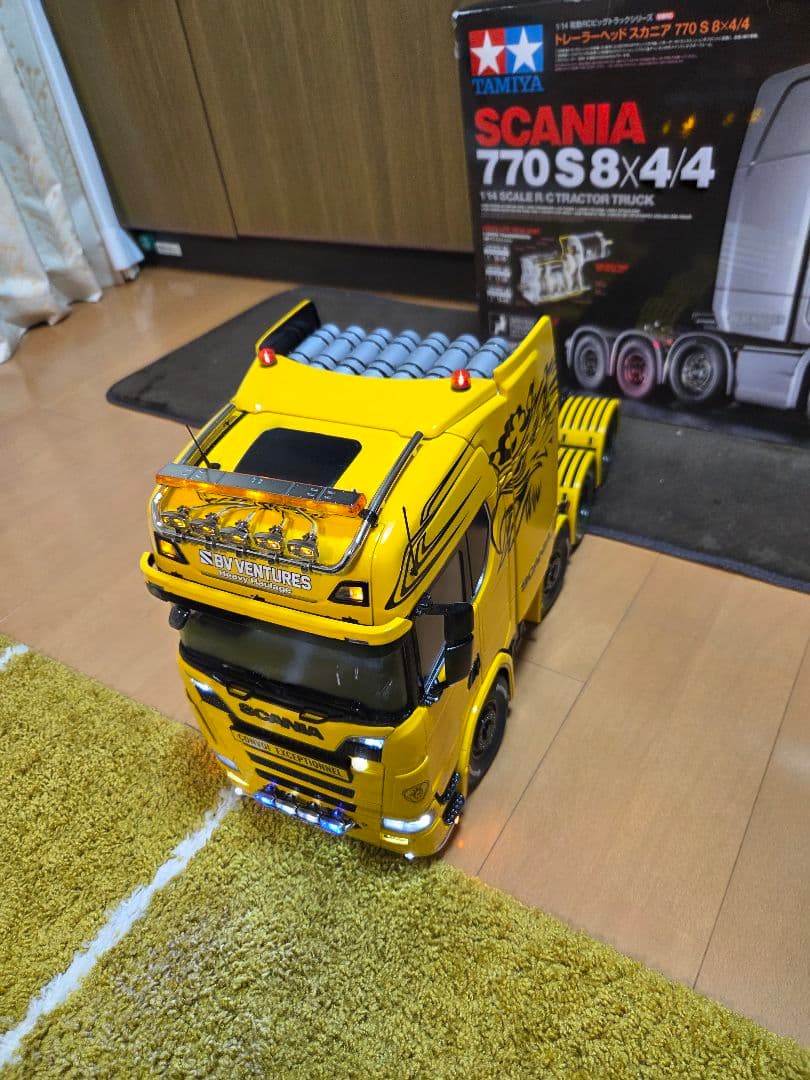 タミヤ1/14 スカニア　770S 8×4/4 フルオペレーション