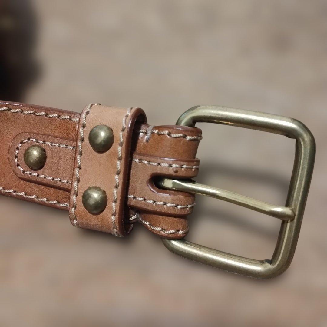 デッドストック肉厚RALPH LAURENラルフローレンレザーベルト