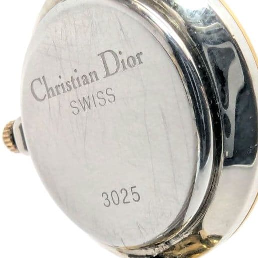 【新品電池交換済】Christian Dior ネイビー文字盤 腕時計