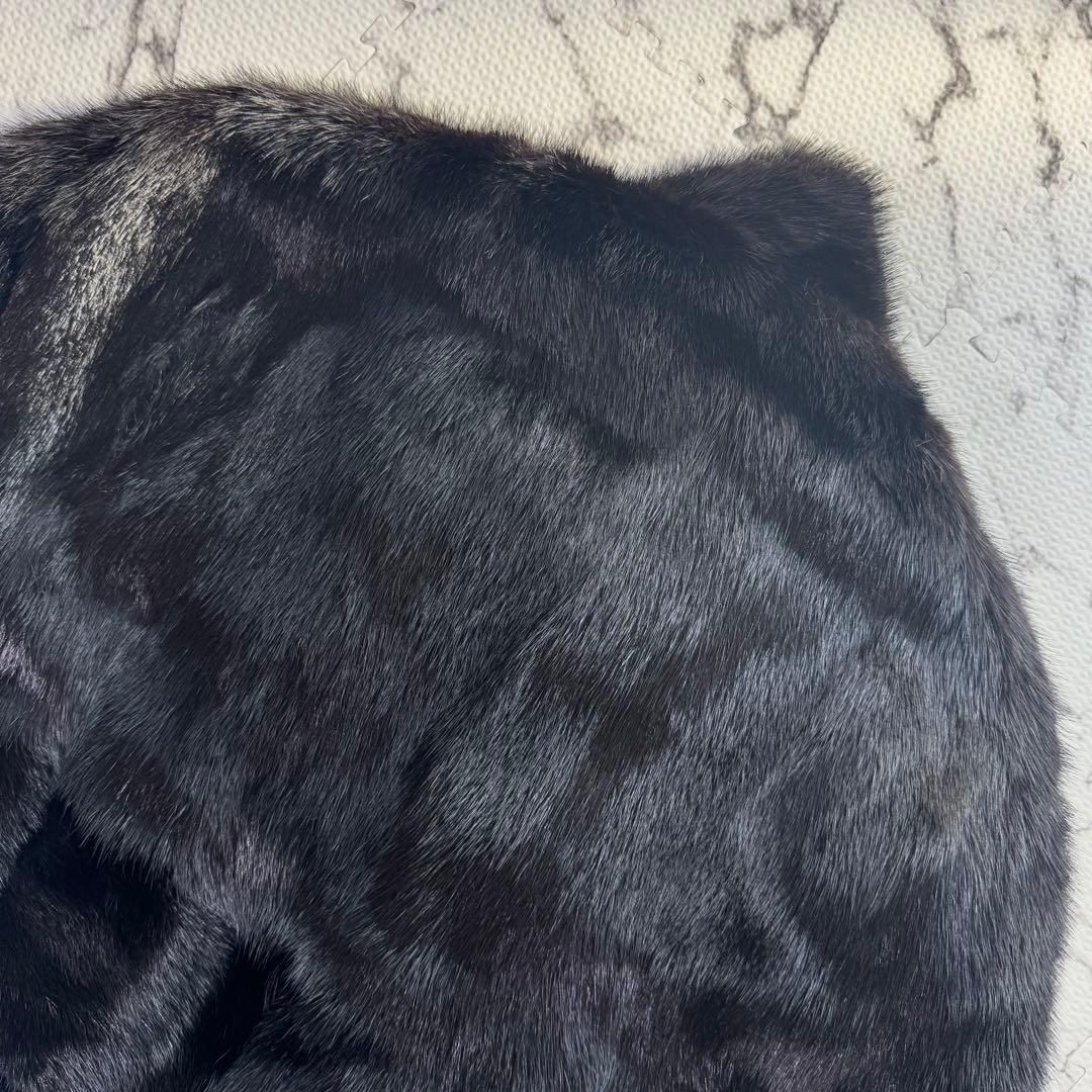 CERCRE セクレ　リアルファーショール　ブラックミンク　フォーマル