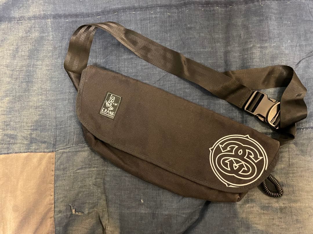 stussy crank futur コラボ　メッセンジャーバッグ　激レア　美品