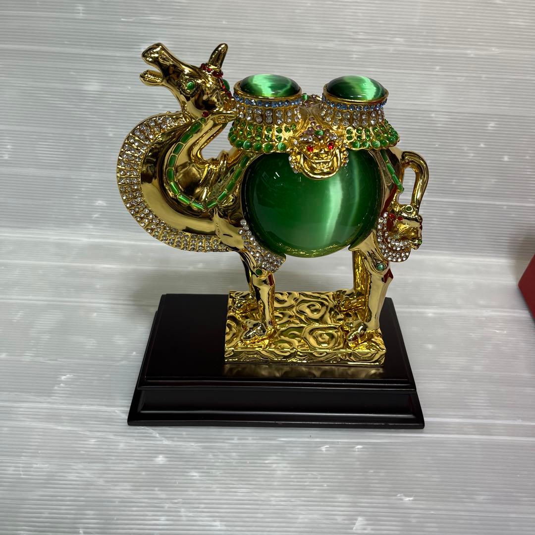 置物　龍金駱駝　ラクダ