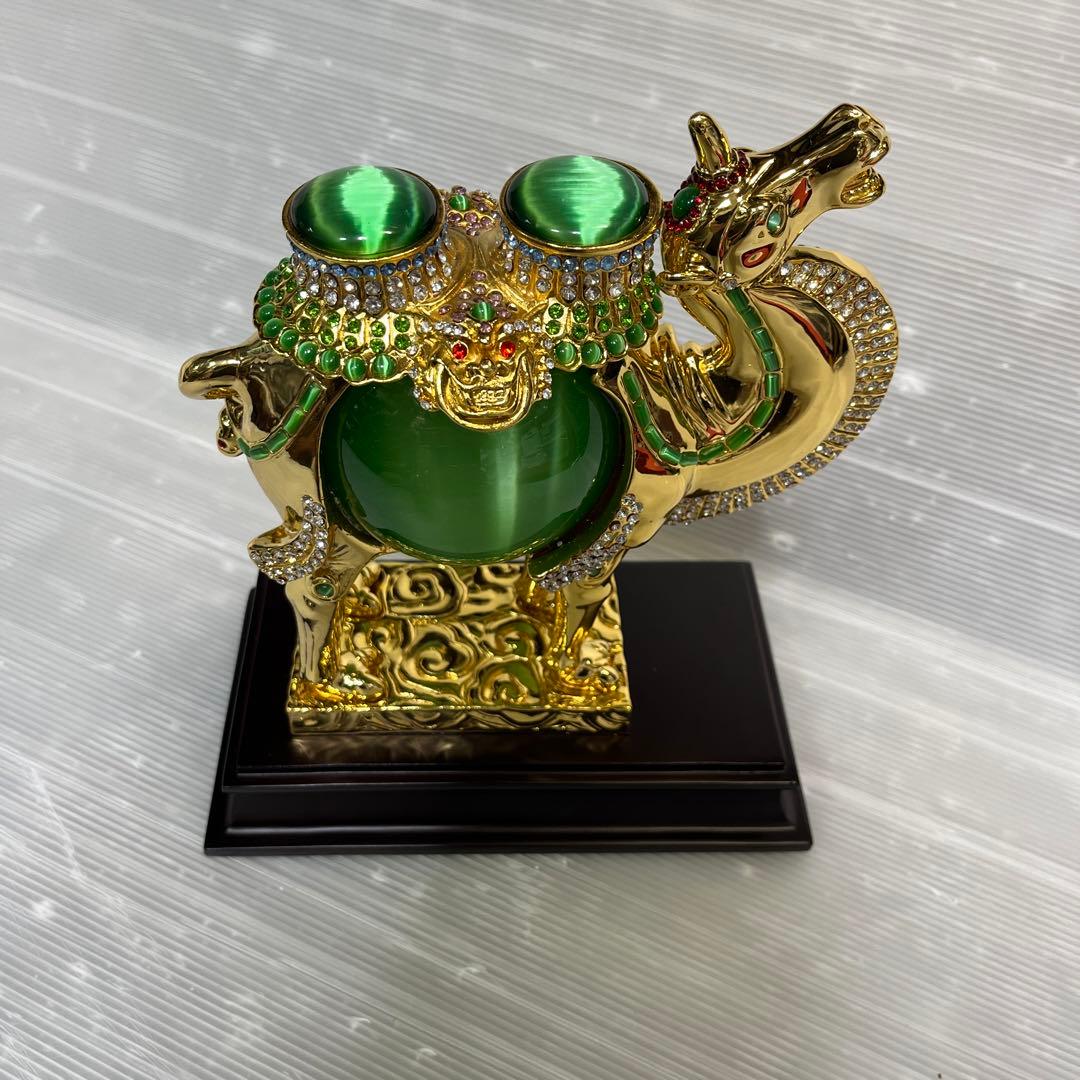 置物　龍金駱駝　ラクダ