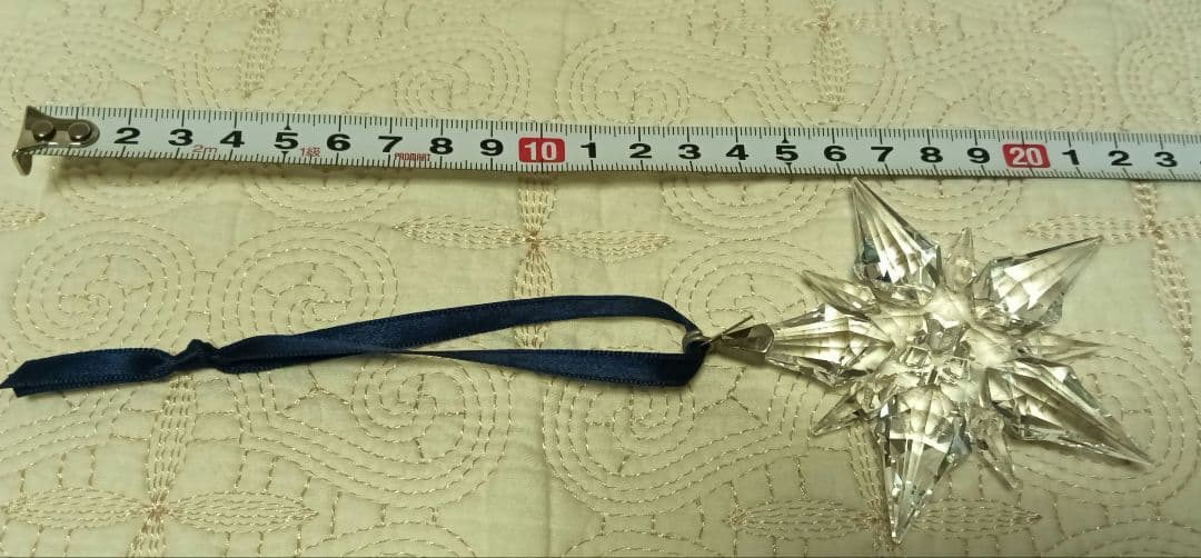 スワロフスキー　クリスタル　スター　オーナメント 2001年製　限定　レトロ